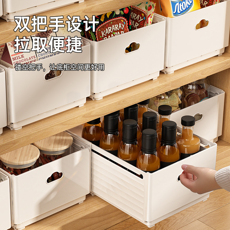Kitchen Baking Tray Storage - New Retractable Drawer Organizer Length Adjustable