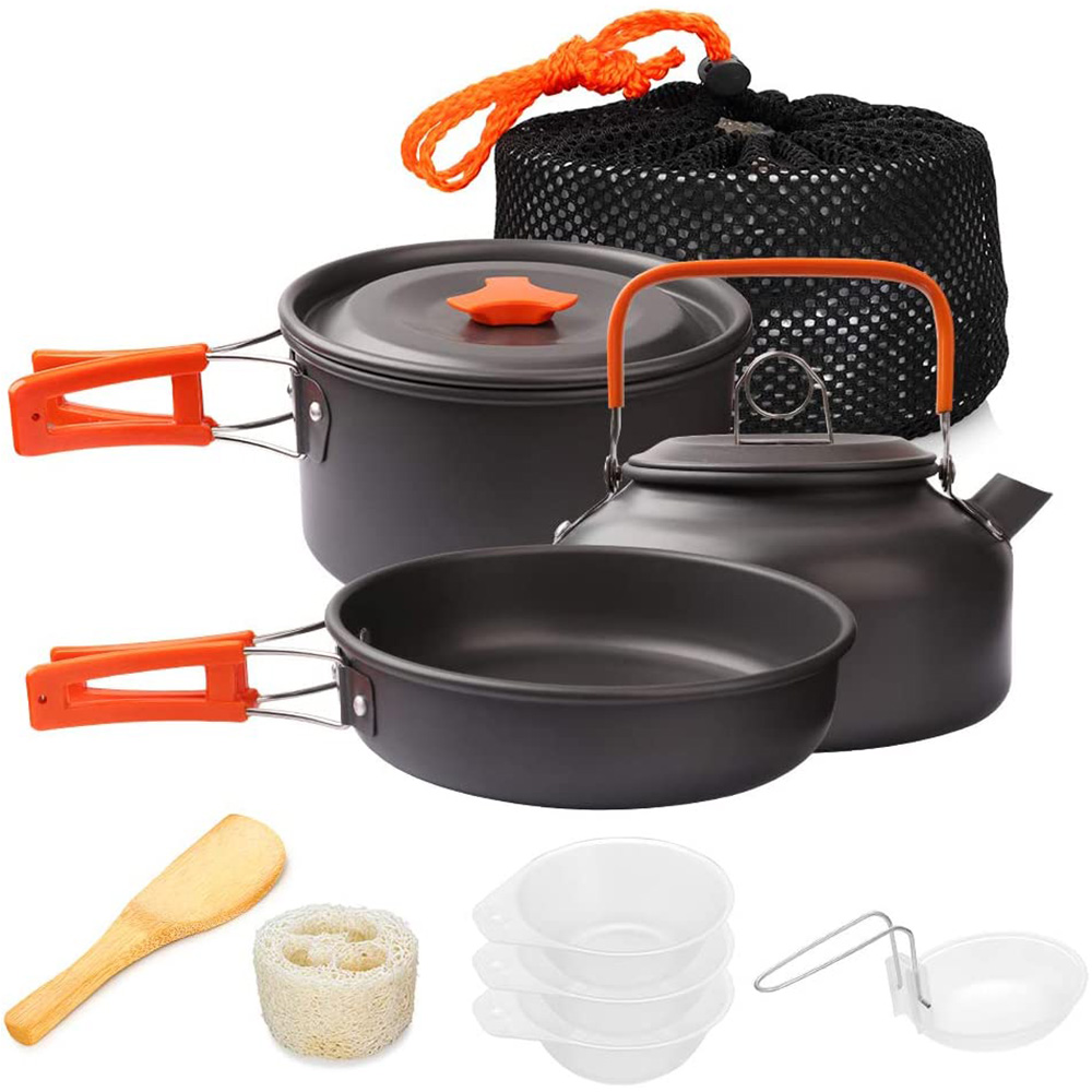 Kitchen Baking Pan Set - 1pcs/1set Camping Cookware Kit Outdoor Cooking