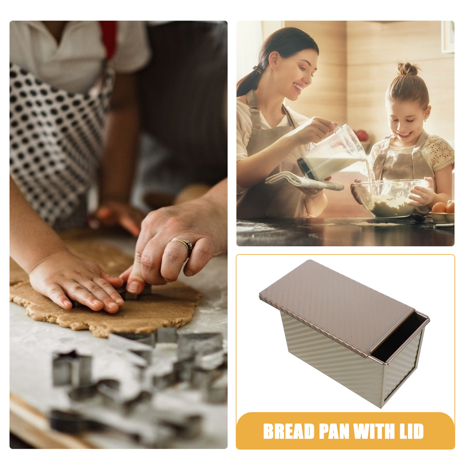Metal Toast Bread Baking Mold  - огляд і ціна Kitchen Baking Pan