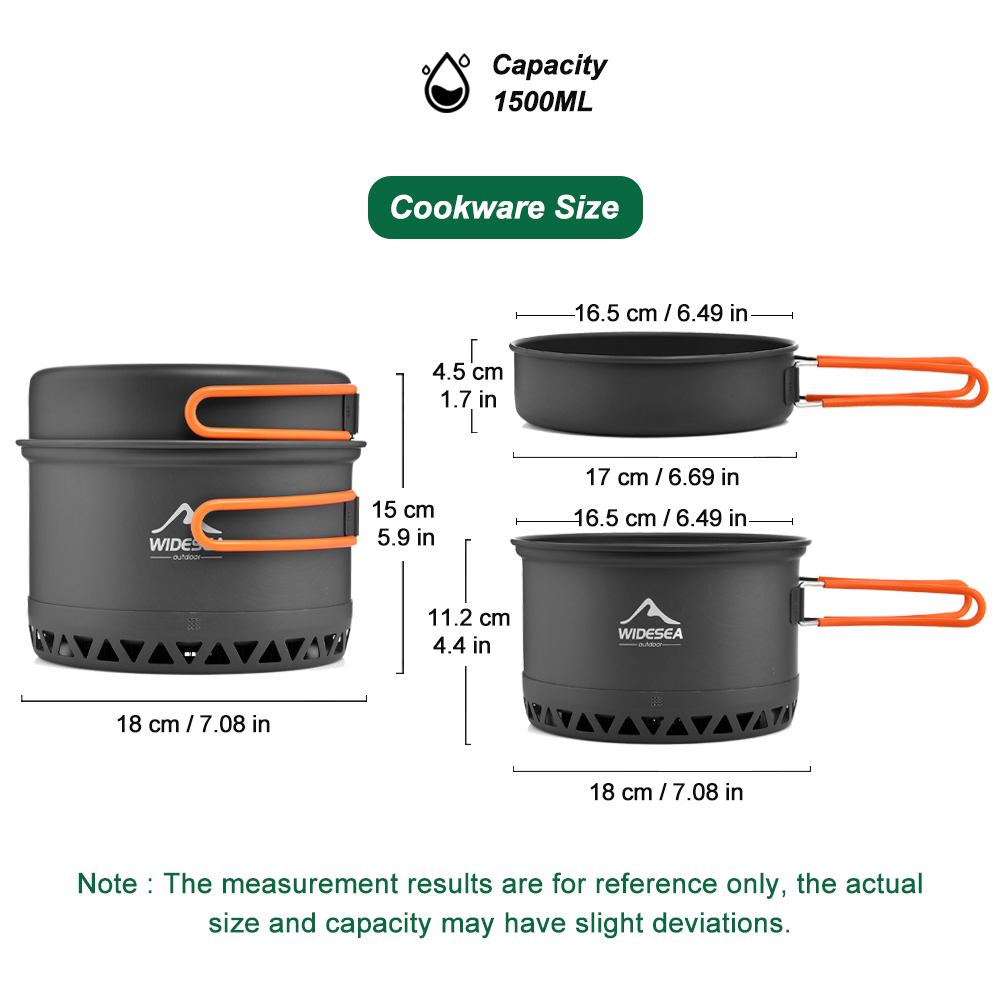 Camping Tableware Outdoor Cook - огляд і ціна Kitchen Baking Pan Set