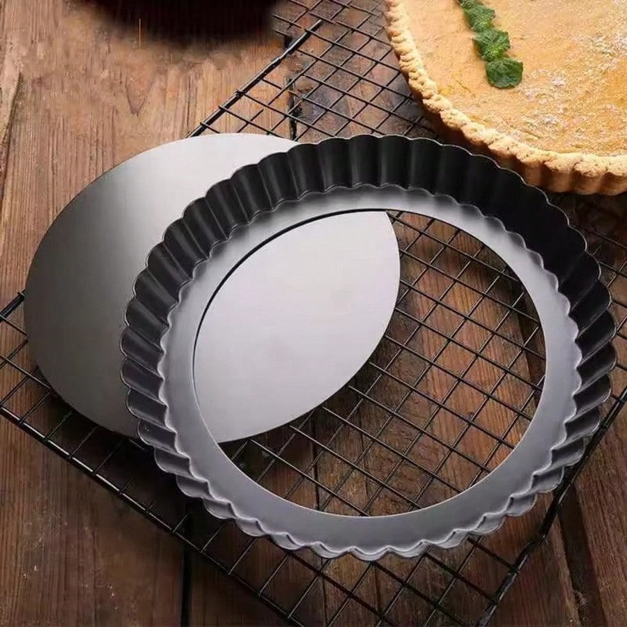 Non-Stick Tart Quiche Flan Pan - огляд і ціна Tart Pan Loose