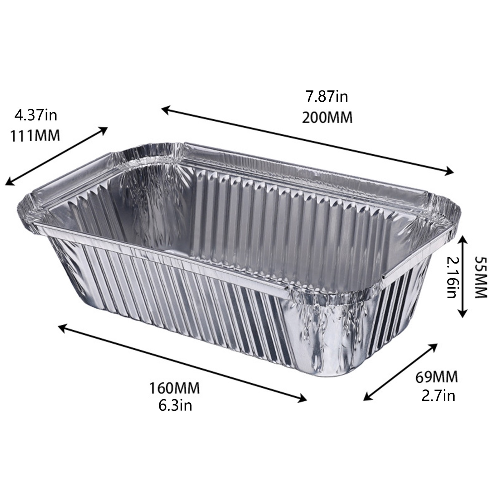 20pcs Large Deep Disposable Al - огляд і ціна Kitchen Baking Pan Set