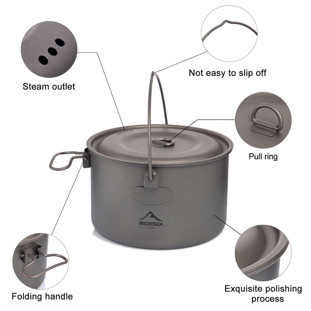 Widesea Camping Tableware Tita - огляд і ціна Kitchen Baking Pan Set