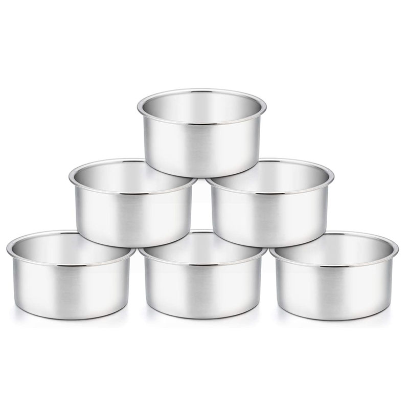 6/12Pcs Aluminum Mini Cake Pan - огляд і ціна Kitchen Baking Pan Set