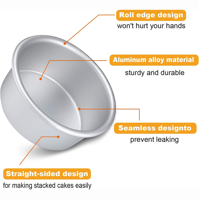 6/12Pcs Aluminum Mini Cake Pan - огляд і ціна Kitchen Baking Pan Set
