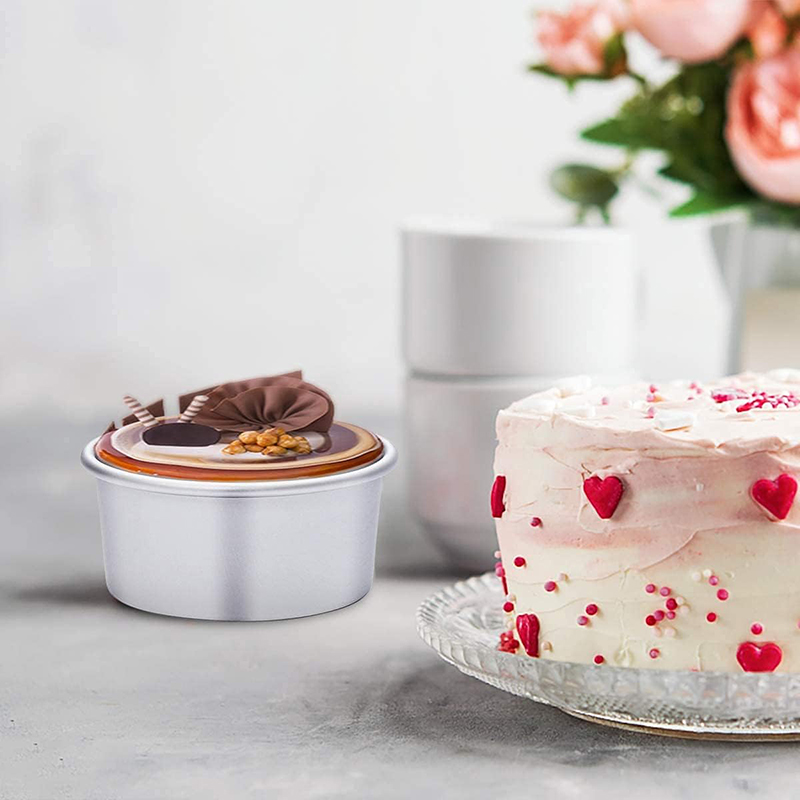 6/12Pcs Aluminum Mini Cake Pan - огляд і ціна Kitchen Baking Pan Set