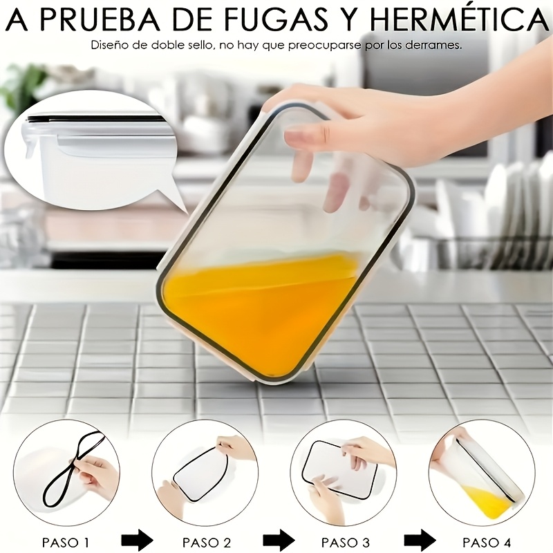 8Pcs Set Includes 4 Containers - огляд і ціна Kitchen Baking Tray Storage