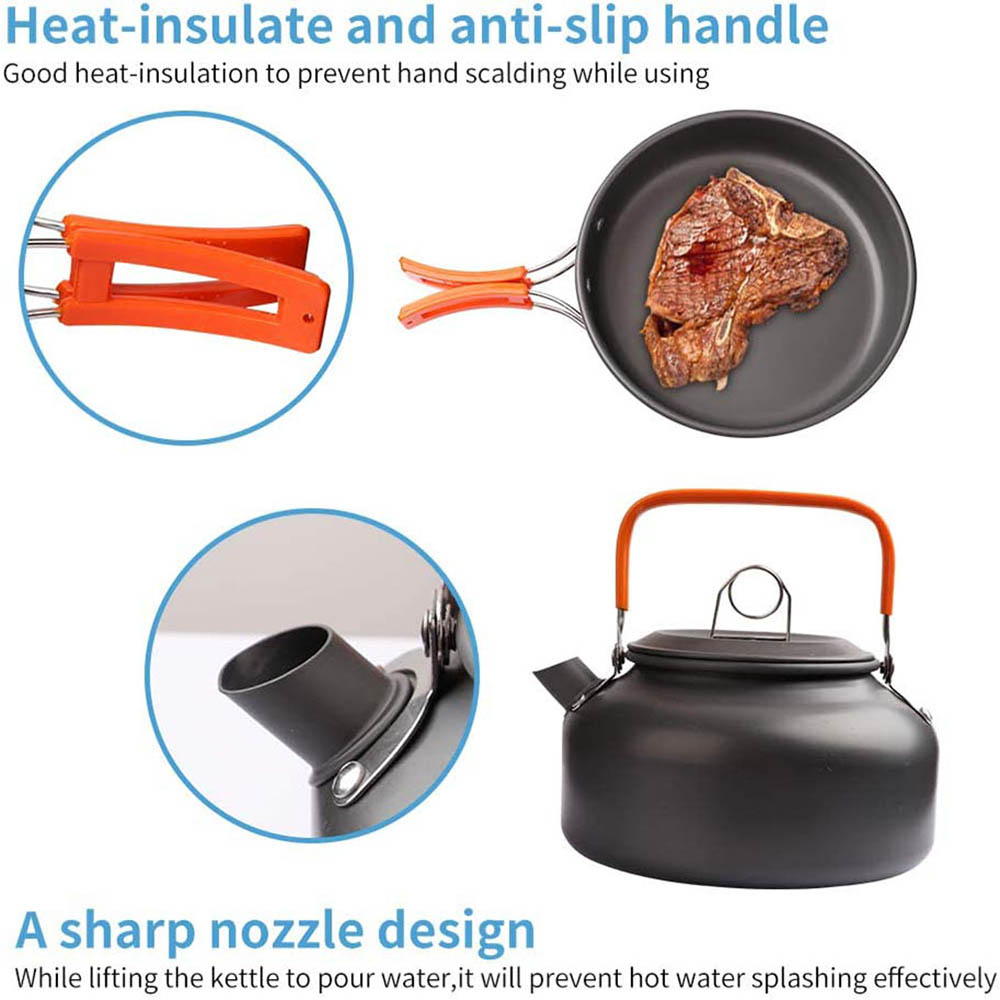 1pcs/1set Camping Cookware Kit - огляд і ціна Kitchen Baking Pan Set