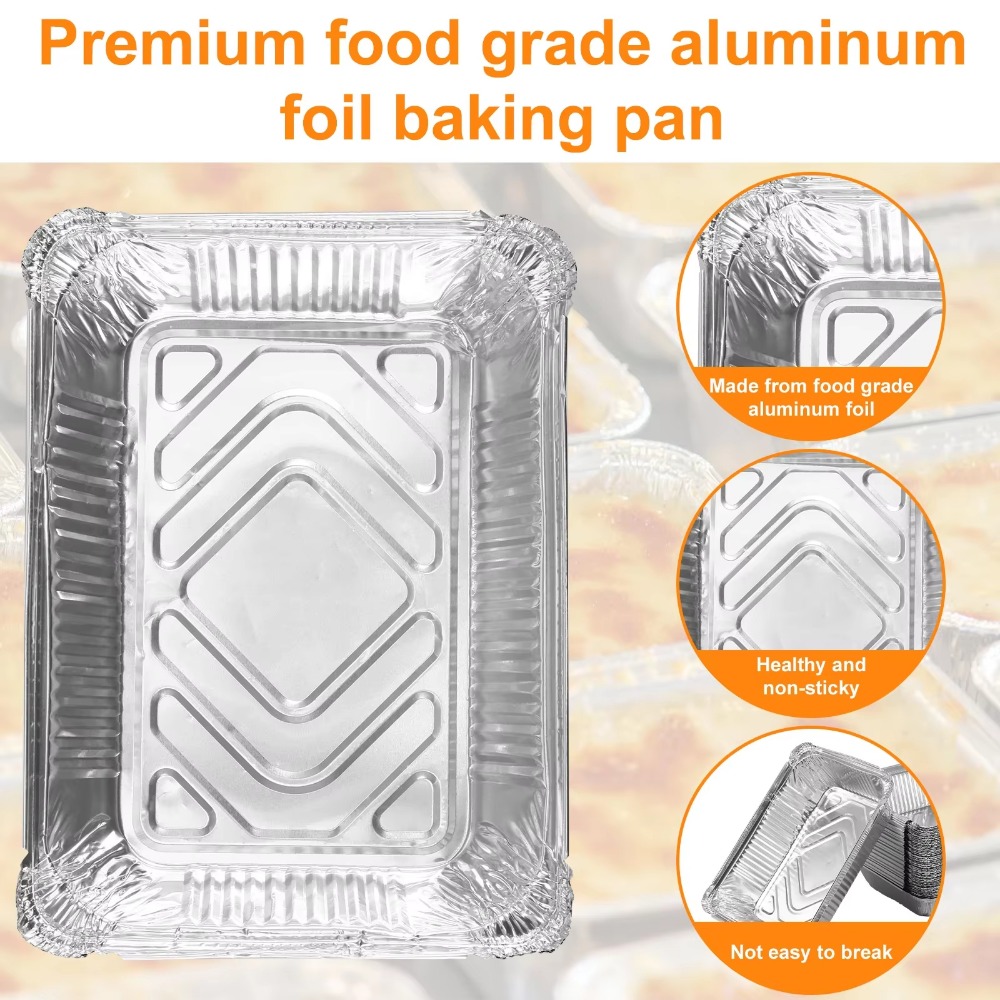 10PCS Disposable Aluminum Foil - огляд і ціна Kitchen Baking Tray Storage