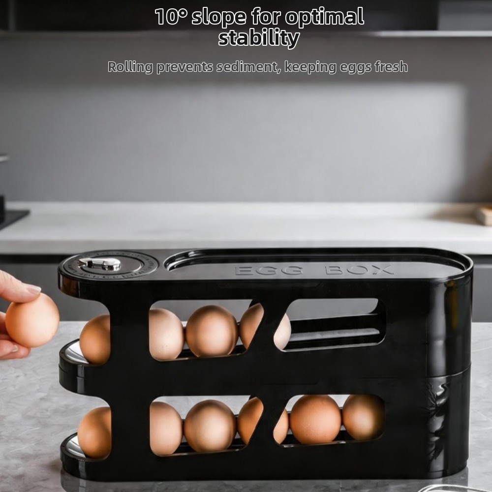 Large Capacity Eggs Storage Bo - огляд і ціна Kitchen Baking Tray Storage