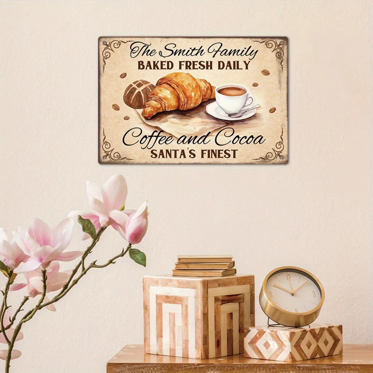 [2D Flat] Rustic Farmhouse Bak - огляд і ціна Kitchen Baking Wall Art