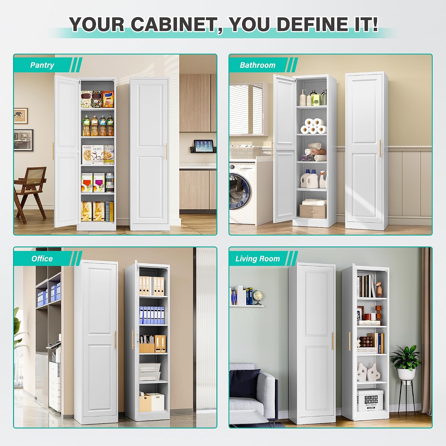 Tall Narrow Storage Cabinet Wi - огляд і ціна Kitchen Baking Storage