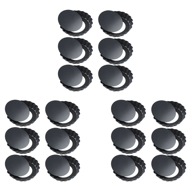 BAAJ-18Pcs 4In/10Cm Mini Pie M - огляд і ціна Tart Pan Loose