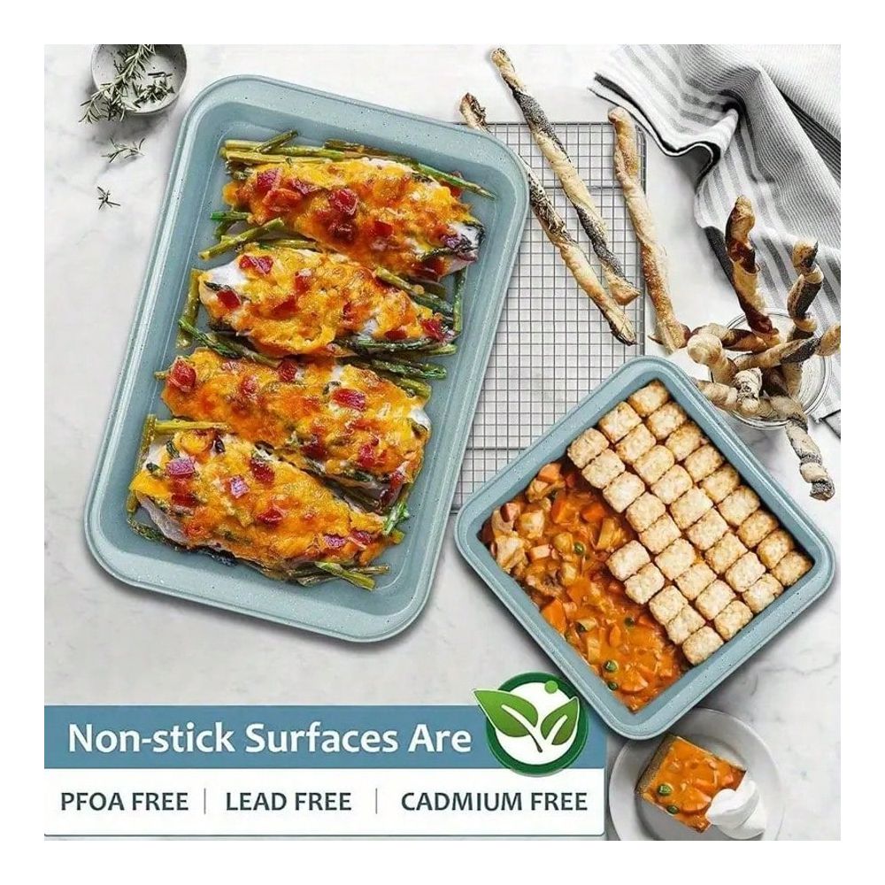 10 Piece Bakeware Set, NonStic - огляд і ціна Kitchen Baking Pan