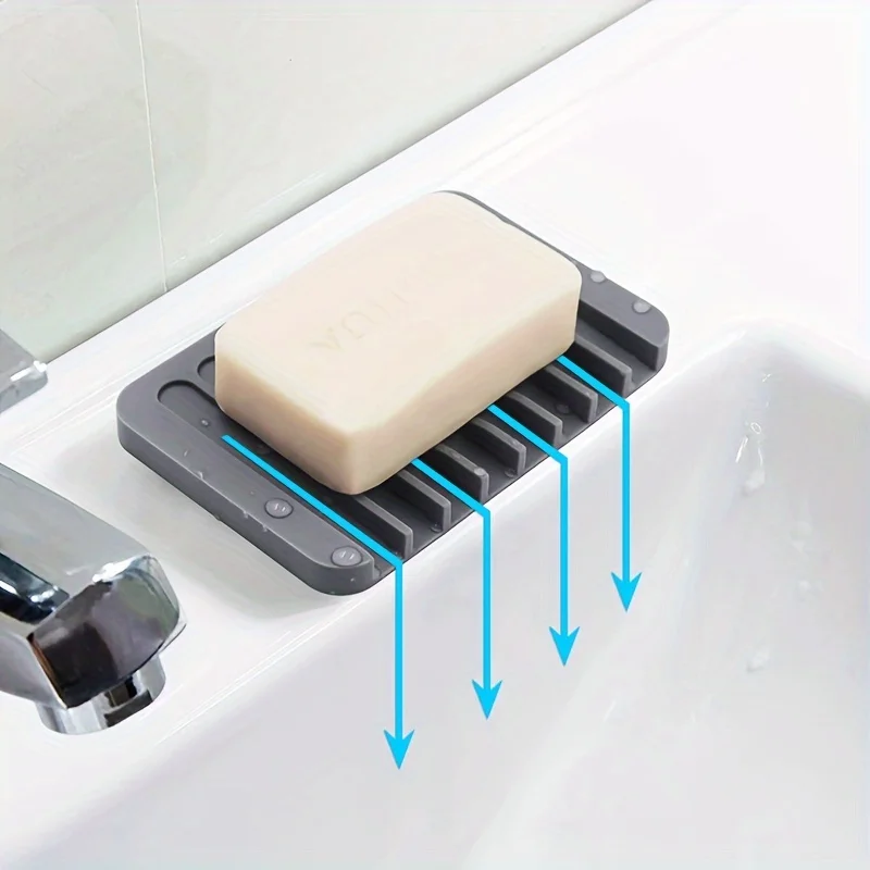 New 1PC Silicone Draining Soap - огляд і ціна Kitchen Baking Tray Storage