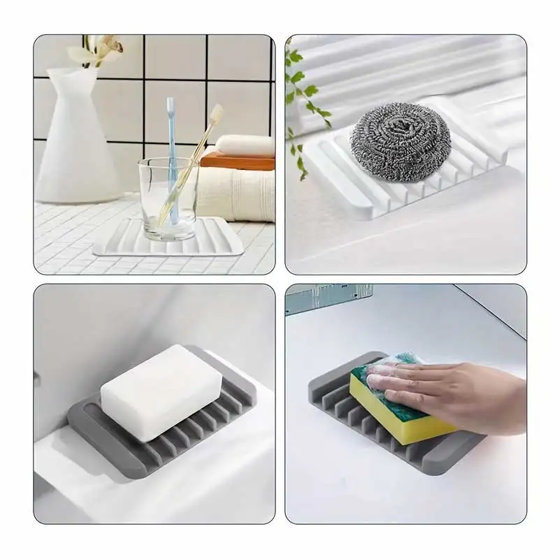 New 1PC Silicone Draining Soap - огляд і ціна Kitchen Baking Tray Storage