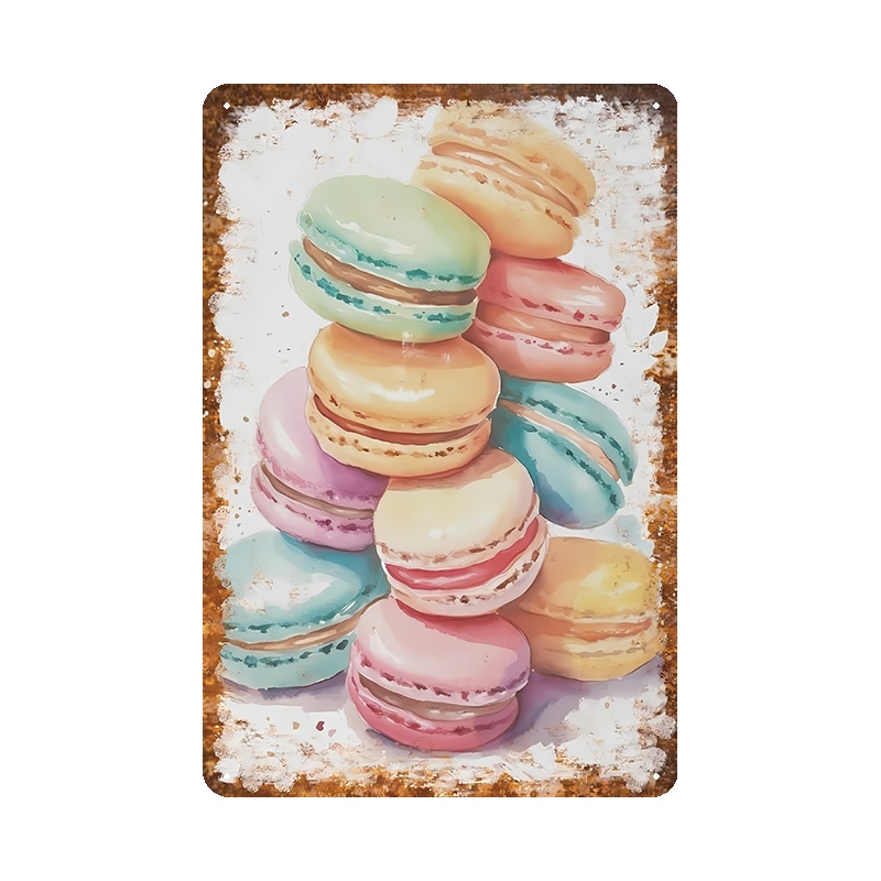2D Flat, 4pcs Dessert Baking W - огляд і ціна Kitchen Baking Wall Art