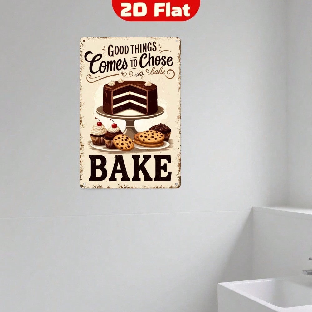 【Vintage Metal Wall Art】Art De - огляд і ціна Kitchen Baking Wall Art