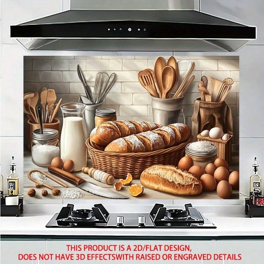 2D Self Adhesive PVC Wall Deca - огляд і ціна Kitchen Baking Wall Art