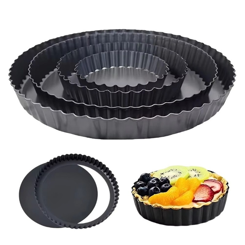 1pc Removable Bottom Fluted Ta - огляд і ціна Kitchen Baking Pan