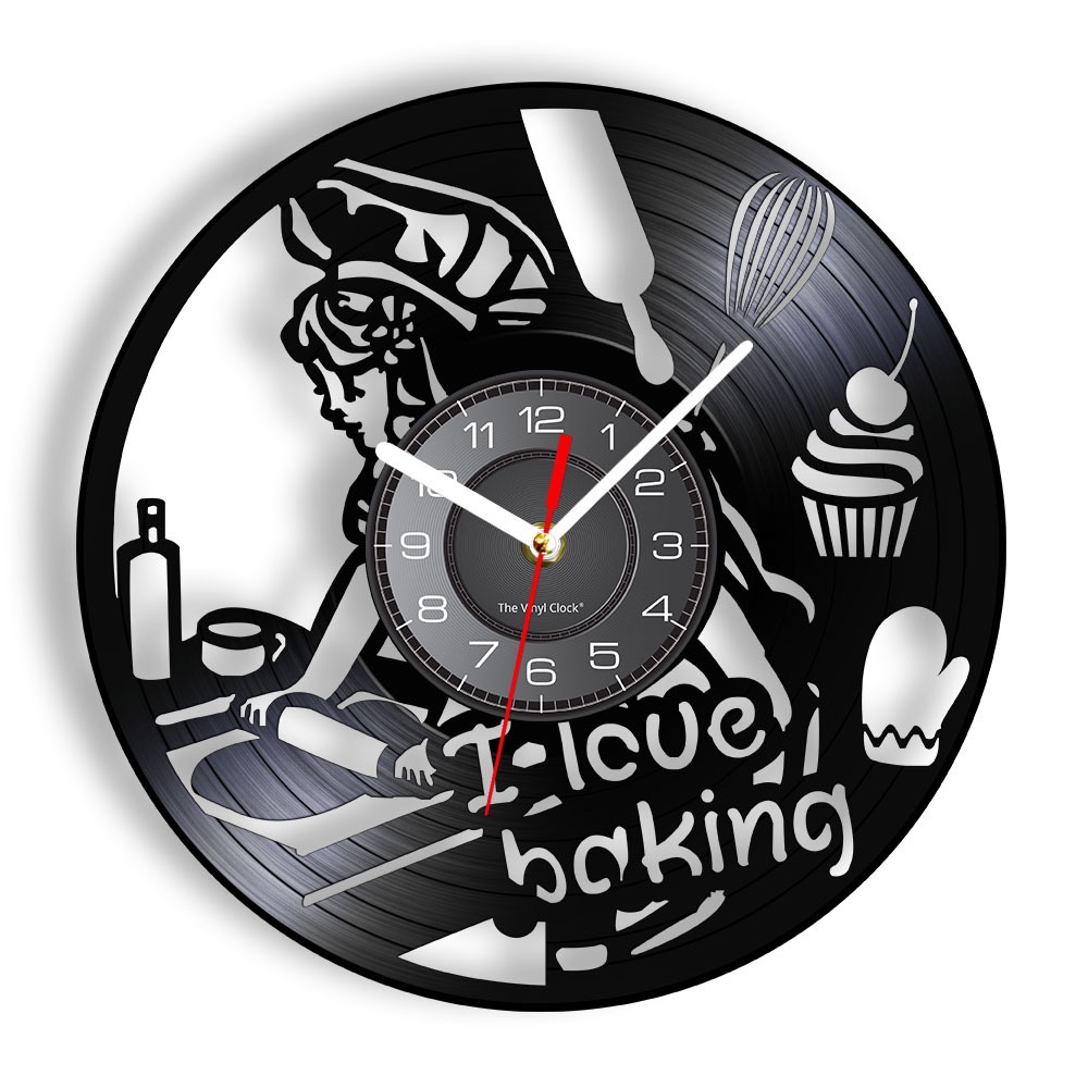 Baking Vinyl Record Wall Clock - огляд і ціна Kitchen And Baking Life