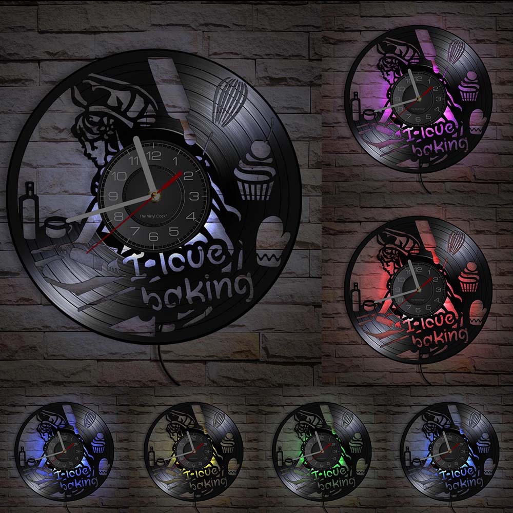 Baking Vinyl Record Wall Clock - огляд і ціна Kitchen And Baking Life