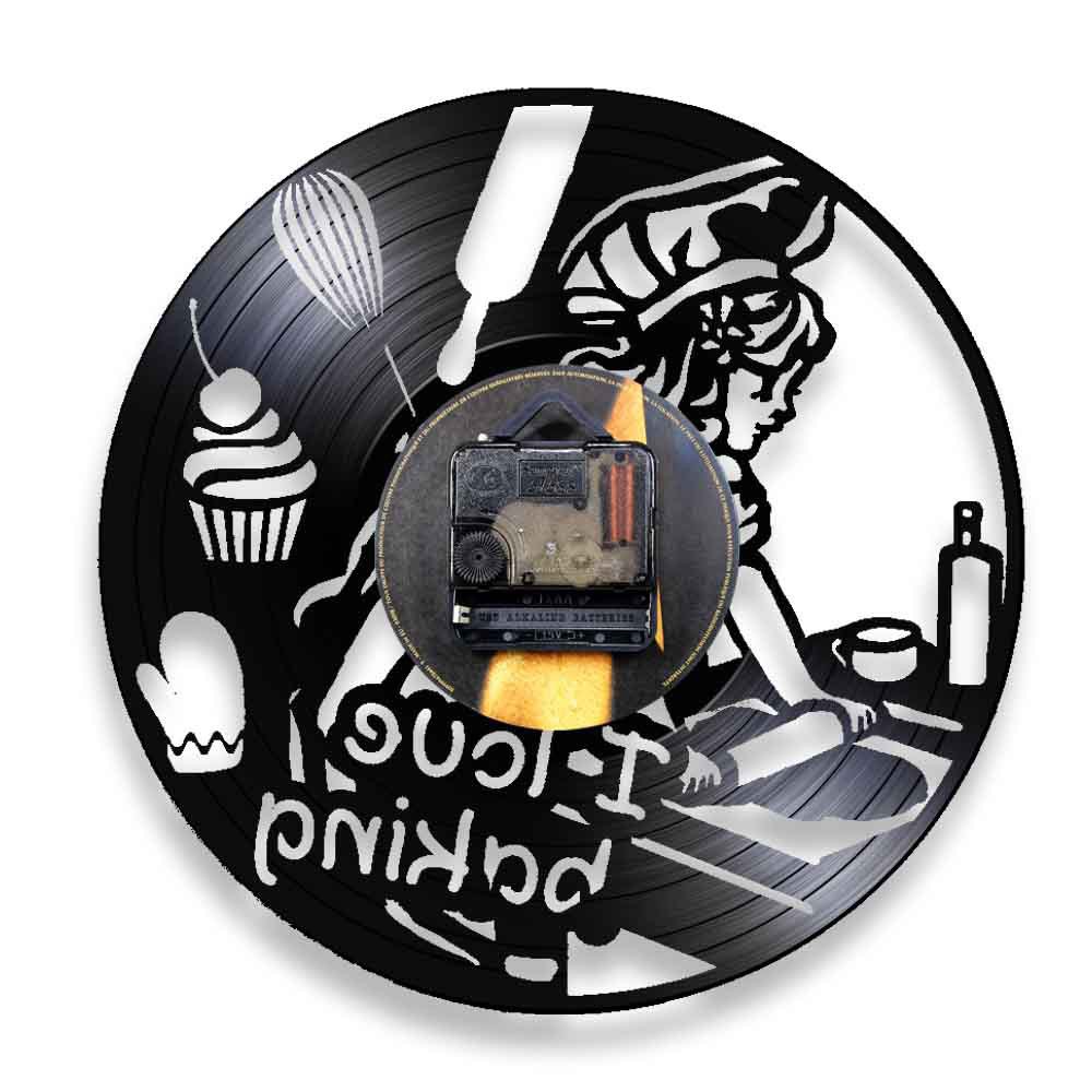Baking Vinyl Record Wall Clock - огляд і ціна Kitchen And Baking Life